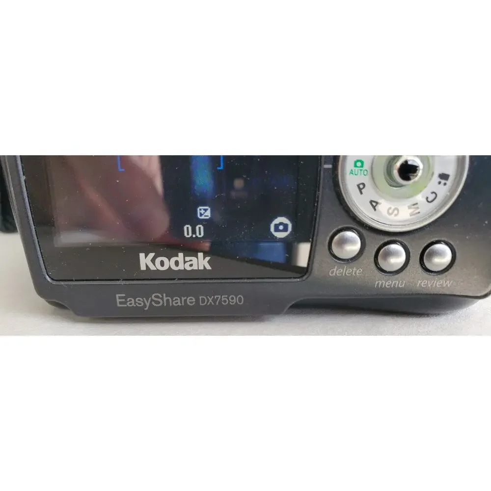 Working Kodak EasyShare DX7590 5.0 Mp With Case Extra Battery Extra SD Card